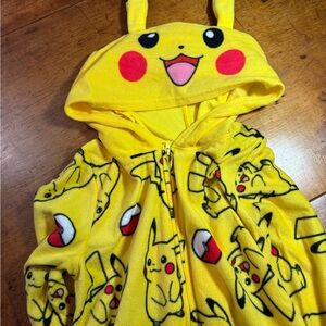 Pokemon Yellow Pikachu Kids One Piece